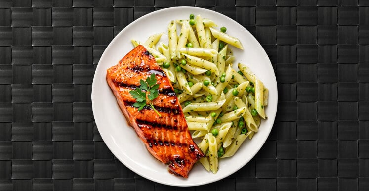 Salmon and Pasta Meal