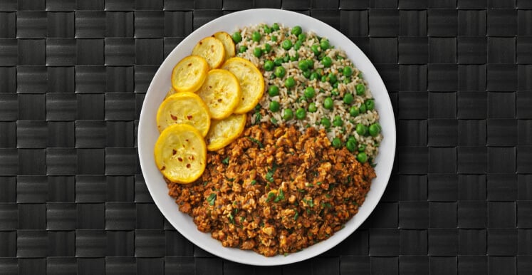 Turkey and peppers meal