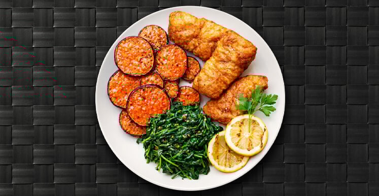 Picture of Alaskan Cod Fillet on a Plate