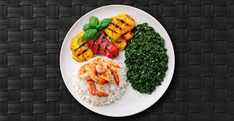 Grilled Prawns Meal
