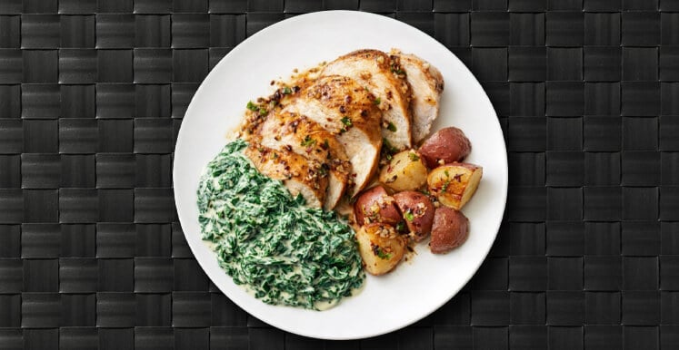 Bodybuilding Garlic Chicken Florentine
