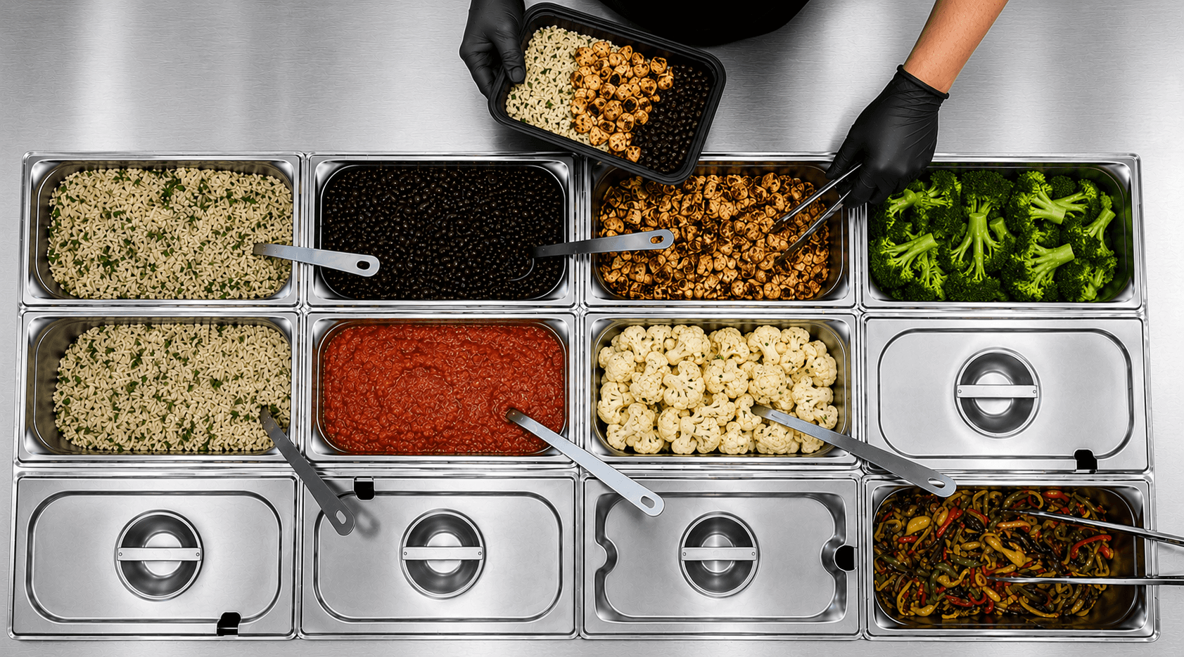 Ingredients Portioned on the Line Per Your Request.